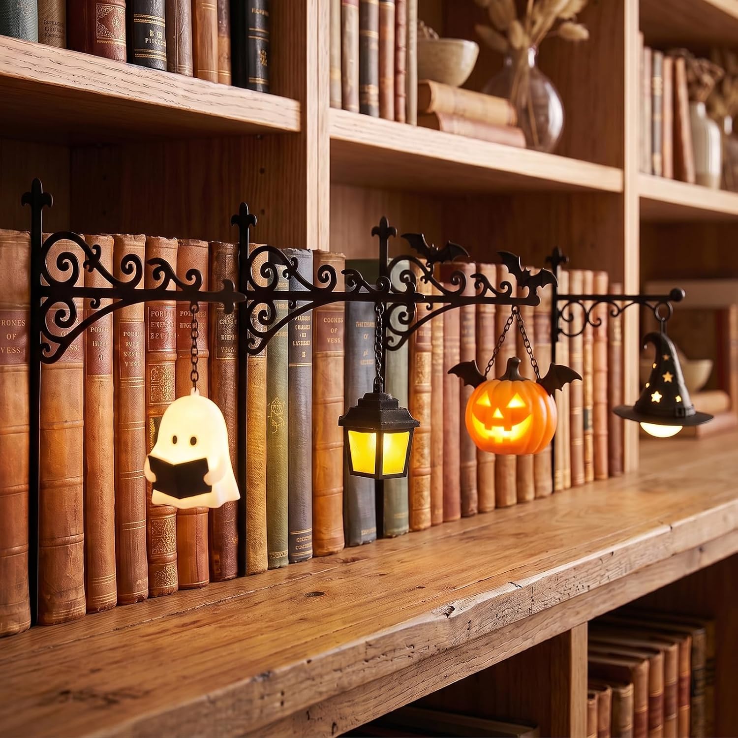 Lighting Decor In Room - Library Lantern-Decorative Bookshelf Lighting Reading Nook