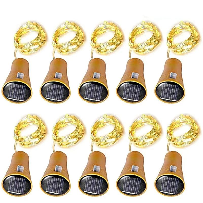 Decor Lighting Cork - A76I-Set Of 10 Solar LED Fairy