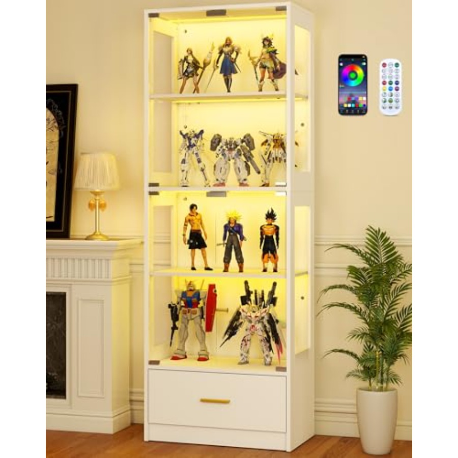 Lighting & Home Decor Studio Photos - Glass Display Cabinet with Doors -