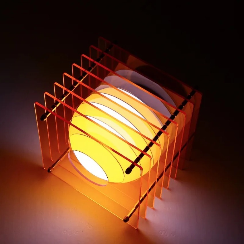 Lighting Decor In Room - DIY Moon Lamp Acrylic Thousand Layer