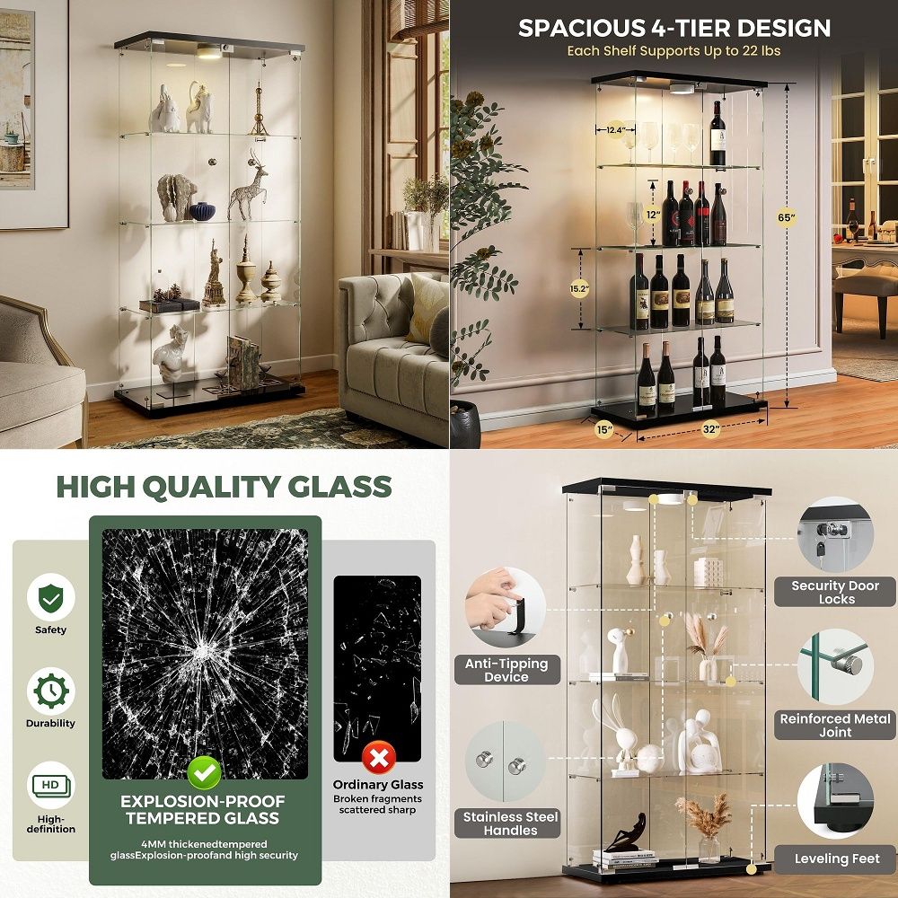 Display Cabinet with LED Light - огляд і ціна Lighting & Home Decor Studio Photos