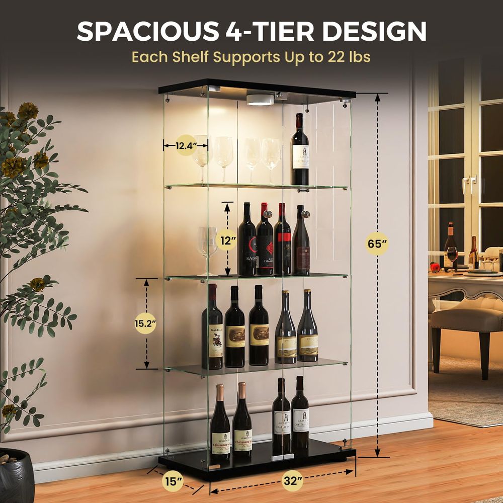 Display Cabinet with LED Light - огляд і ціна Lighting & Home Decor Studio Photos