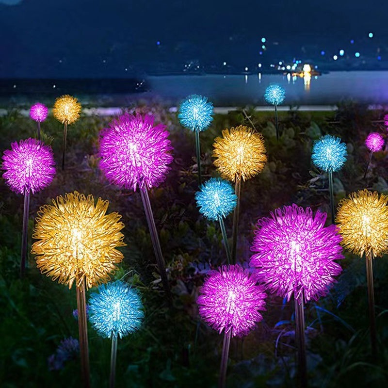 10 Combo Solar Dandelion Ball  - огляд і ціна Lighting Decoration For Wedding