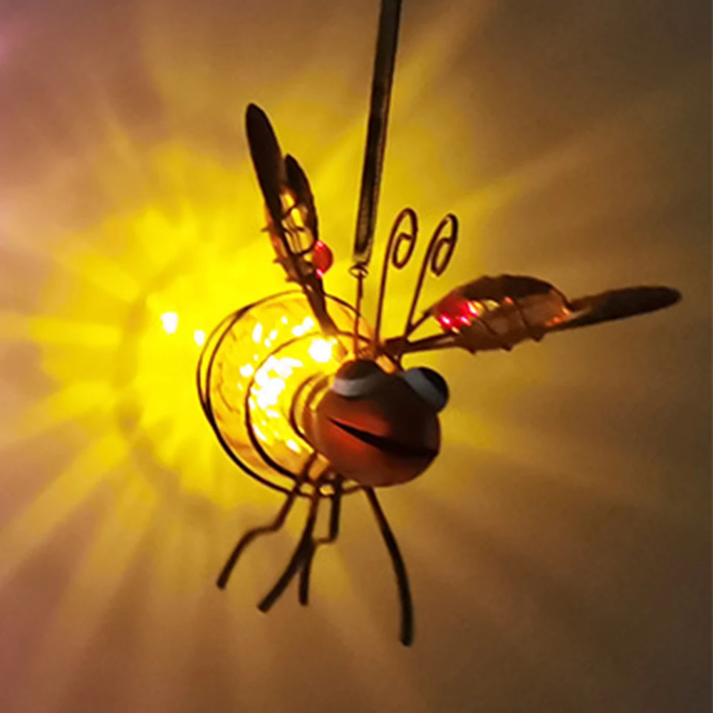 Solar Powered Hanging Bug Ligh - огляд і ціна Lighting Bug Decor