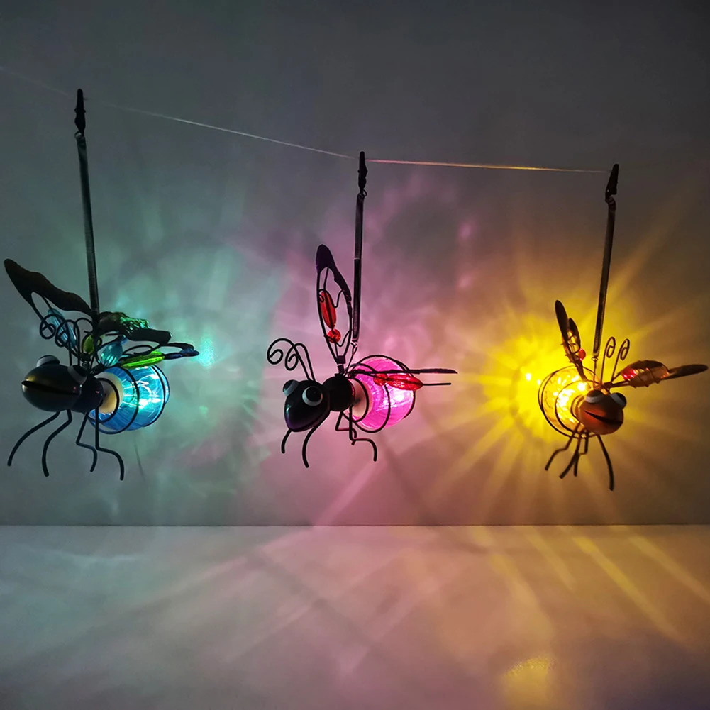 Solar Powered Hanging Bug Ligh - огляд і ціна Lighting Bug Decor