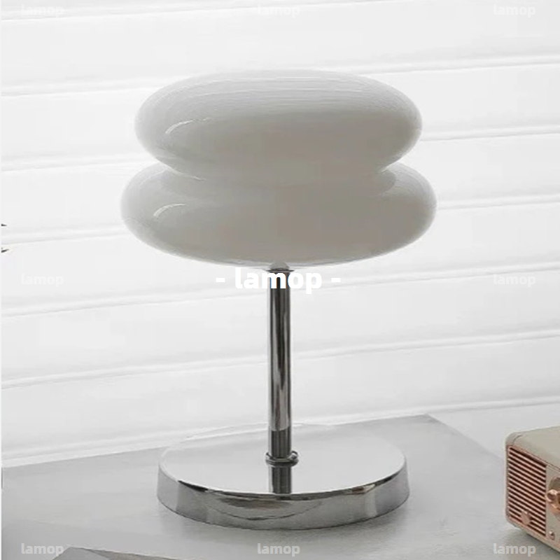 Bauhaus Cream‑Globe Table Lamp - огляд і ціна Lighting Decor In Room