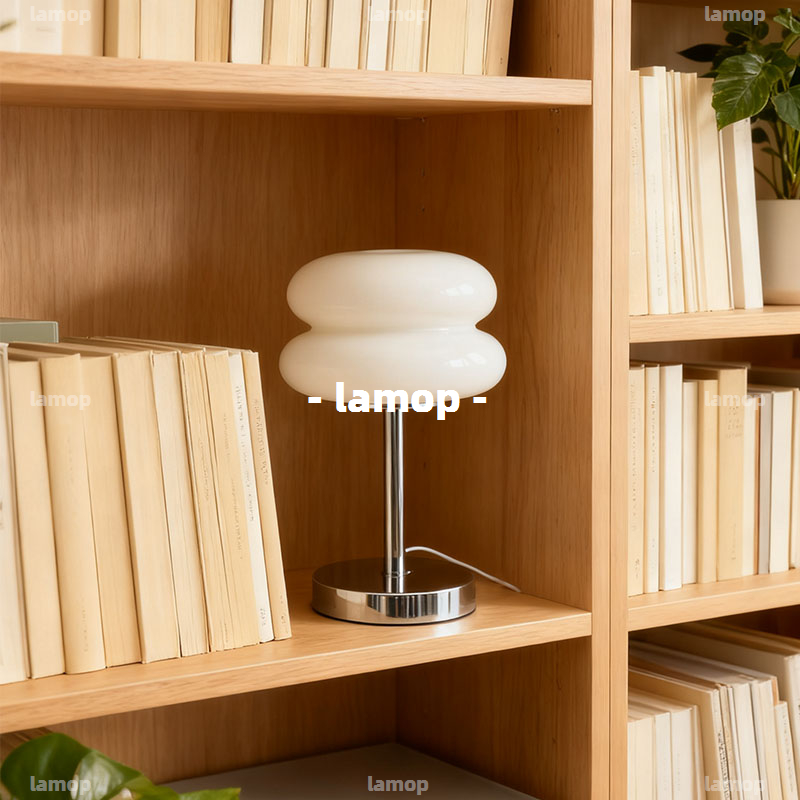 Bauhaus Cream‑Globe Table Lamp - огляд і ціна Lighting Decor In Room