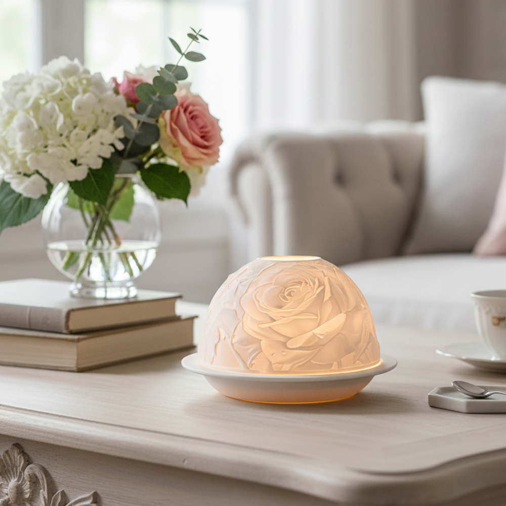Elegant Rose Porcelain Candle  - огляд і ціна Lighting Decoration For Wedding