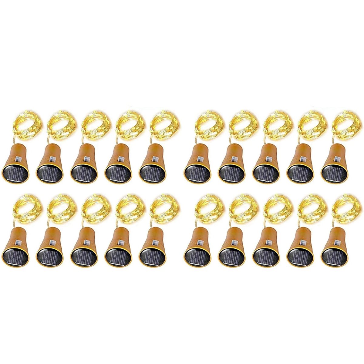 ABHU 20Pcs Solar Wine Bottle S - огляд і ціна Decor Lighting Cork