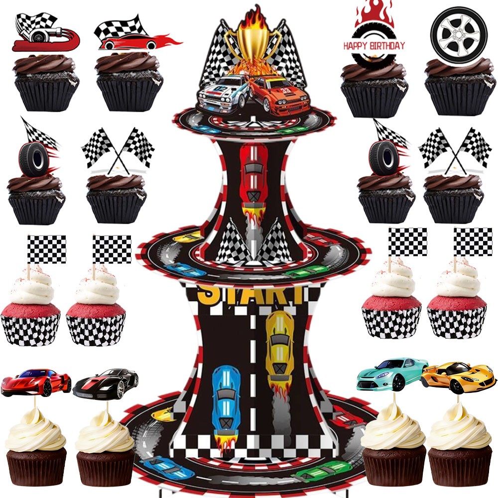 Race Car Birthday Party Decor  - огляд і ціна Lighting Mcqueen Birthday Decor