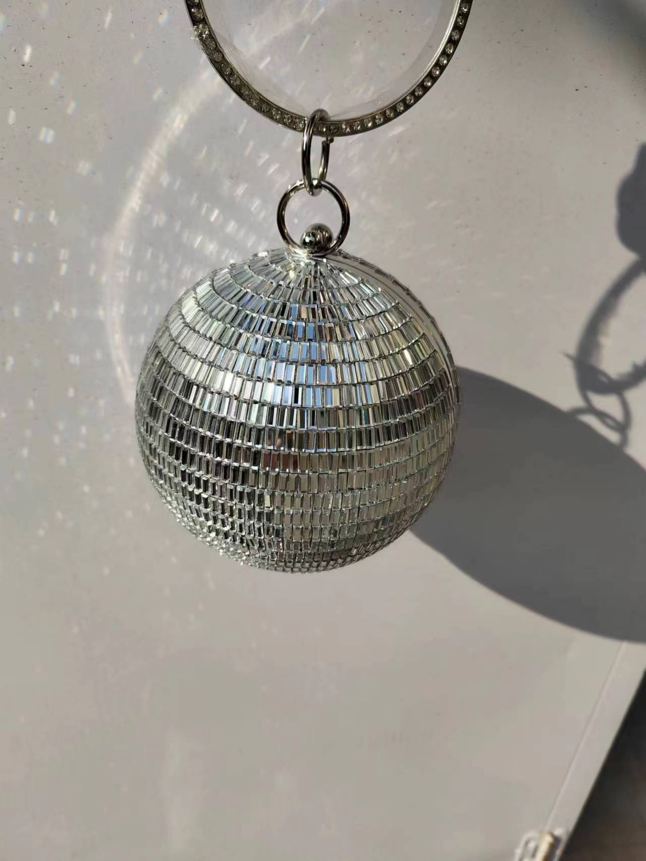 2025 High End Purse Silver Dis - огляд і ціна Disco Ball Mirror