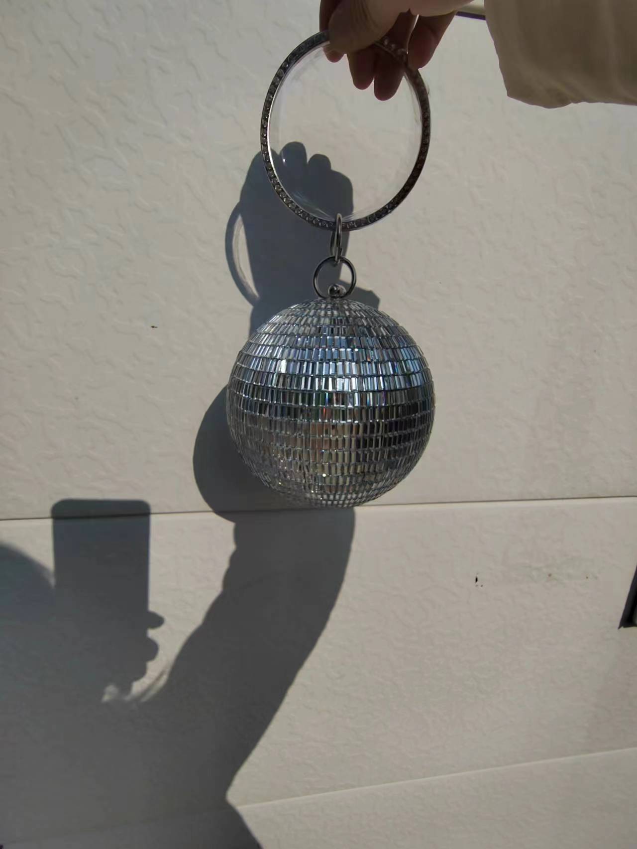 2025 High End Purse Silver Dis - огляд і ціна Disco Ball Mirror