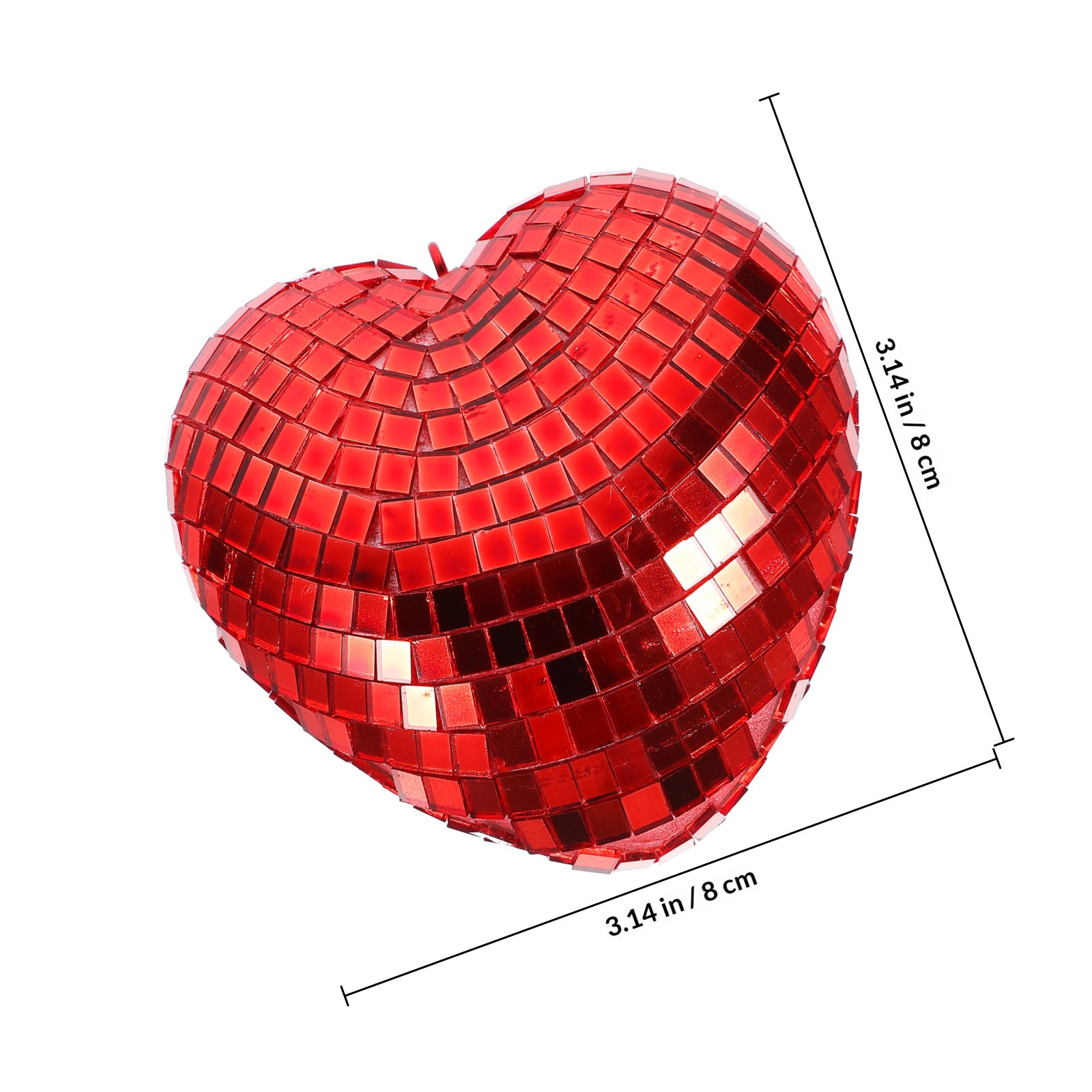 Heart Shaped Mirror Disco Ball - огляд і ціна Disco Ball Mirror