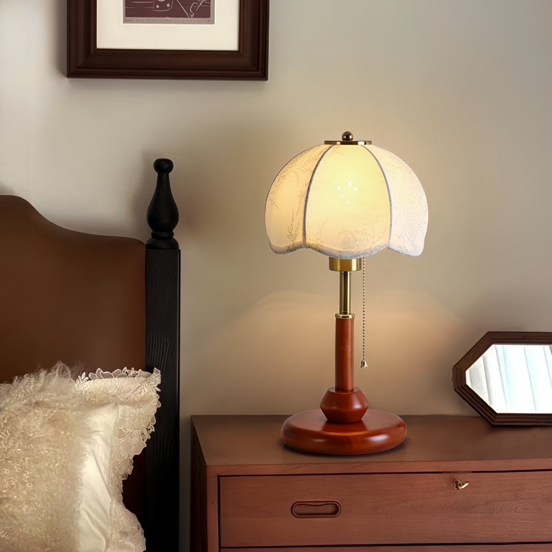 Vintage Scalloped Dome Table L - огляд і ціна Lighting Decor In Room