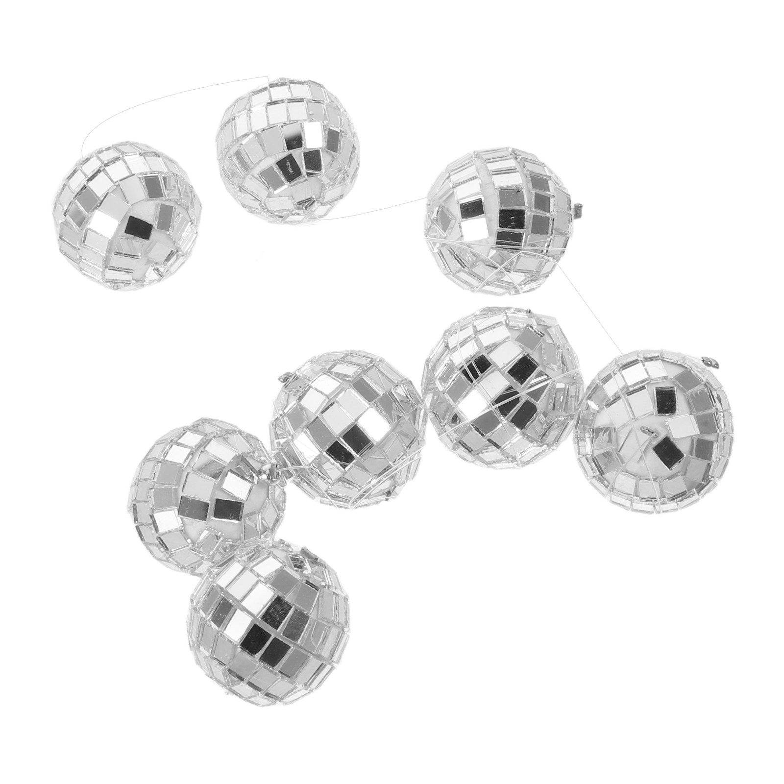 4Pcs Disco Ball Garland Silver - огляд і ціна Disco Ball Mirror