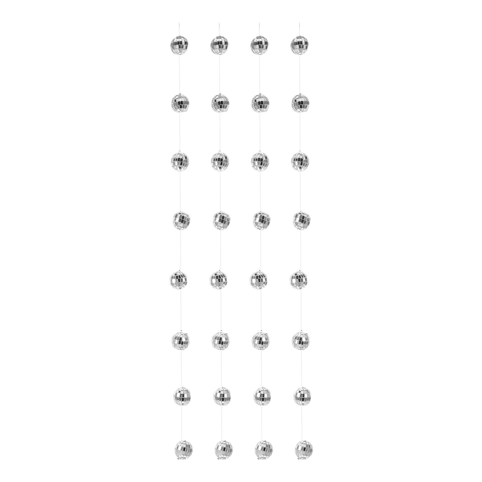 4Pcs Disco Ball Garland Silver - огляд і ціна Disco Ball Mirror
