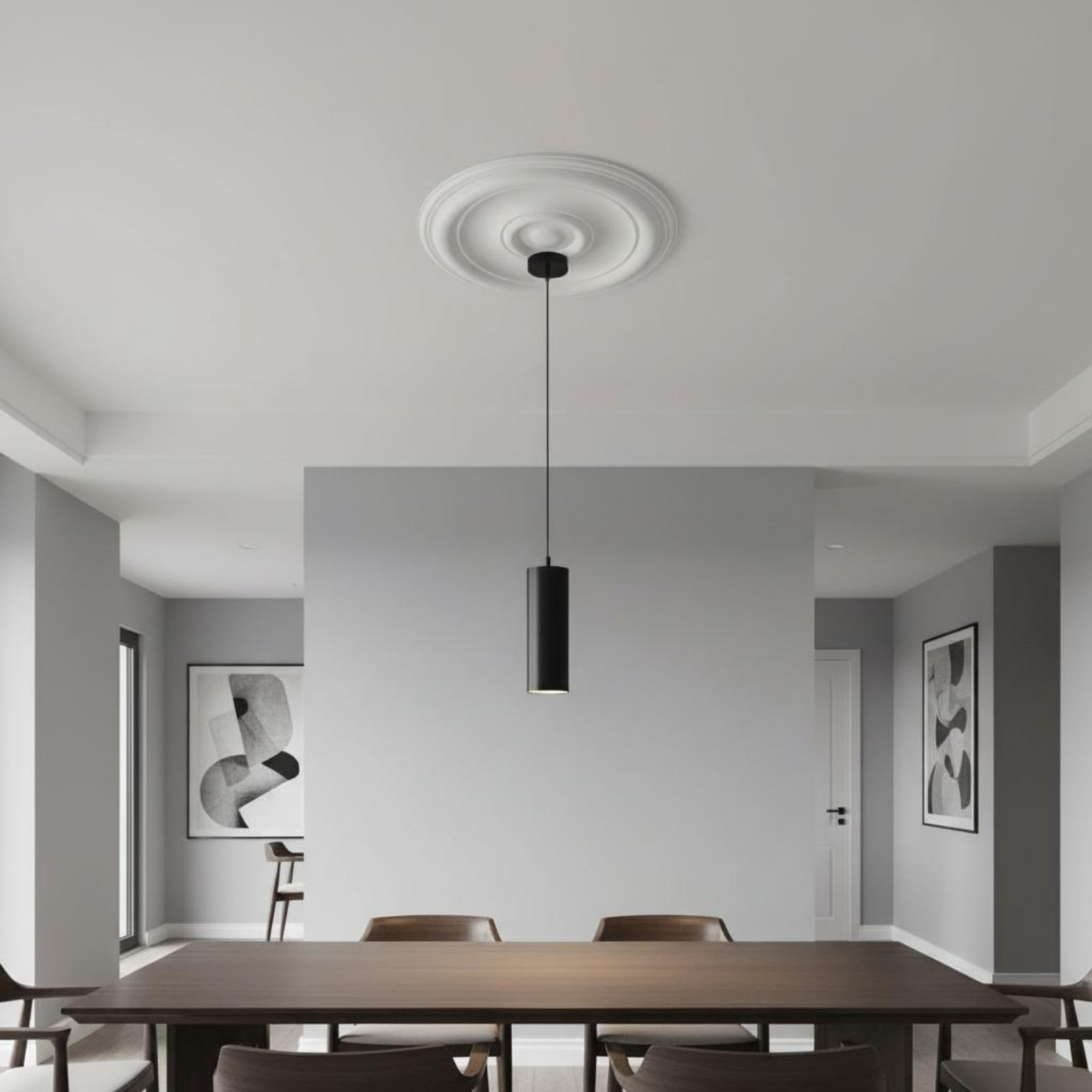 Round Ceiling Medallion Europe - огляд і ціна Lighting Interior Decor