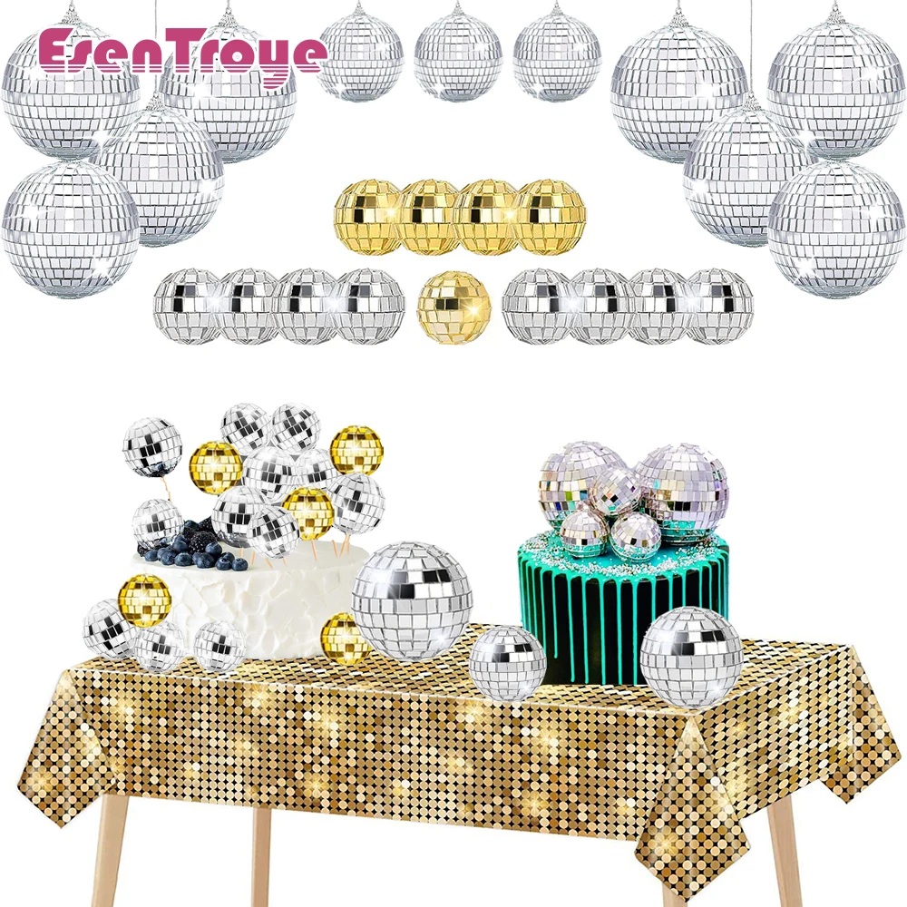 70s 80s 90s Disco Birthday Par - огляд і ціна Disco Ball Mirror