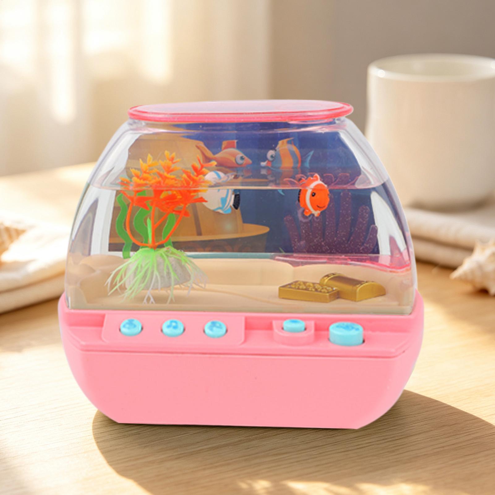 Toy Fish Tank Home Decoration  - огляд і ціна Lighting Decor In Room