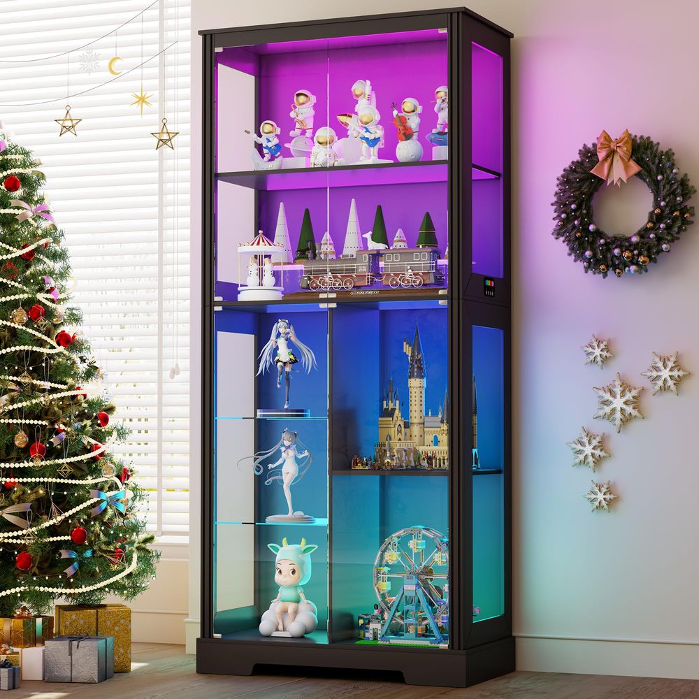 Lighted Corner Display Curio C - огляд і ціна Lighting & Home Decor Studio Photos