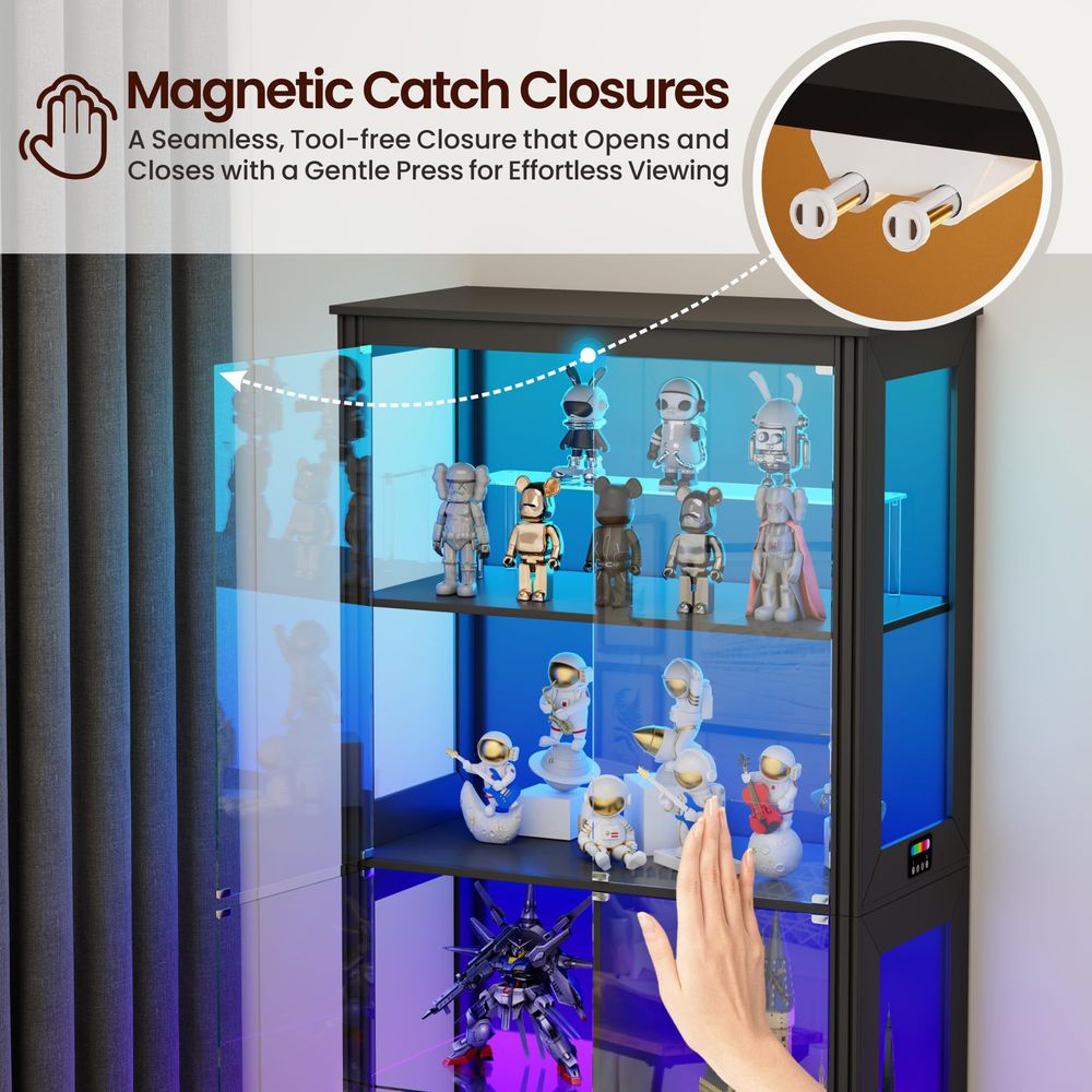 Lighted Corner Display Curio C - огляд і ціна Lighting & Home Decor Studio Photos