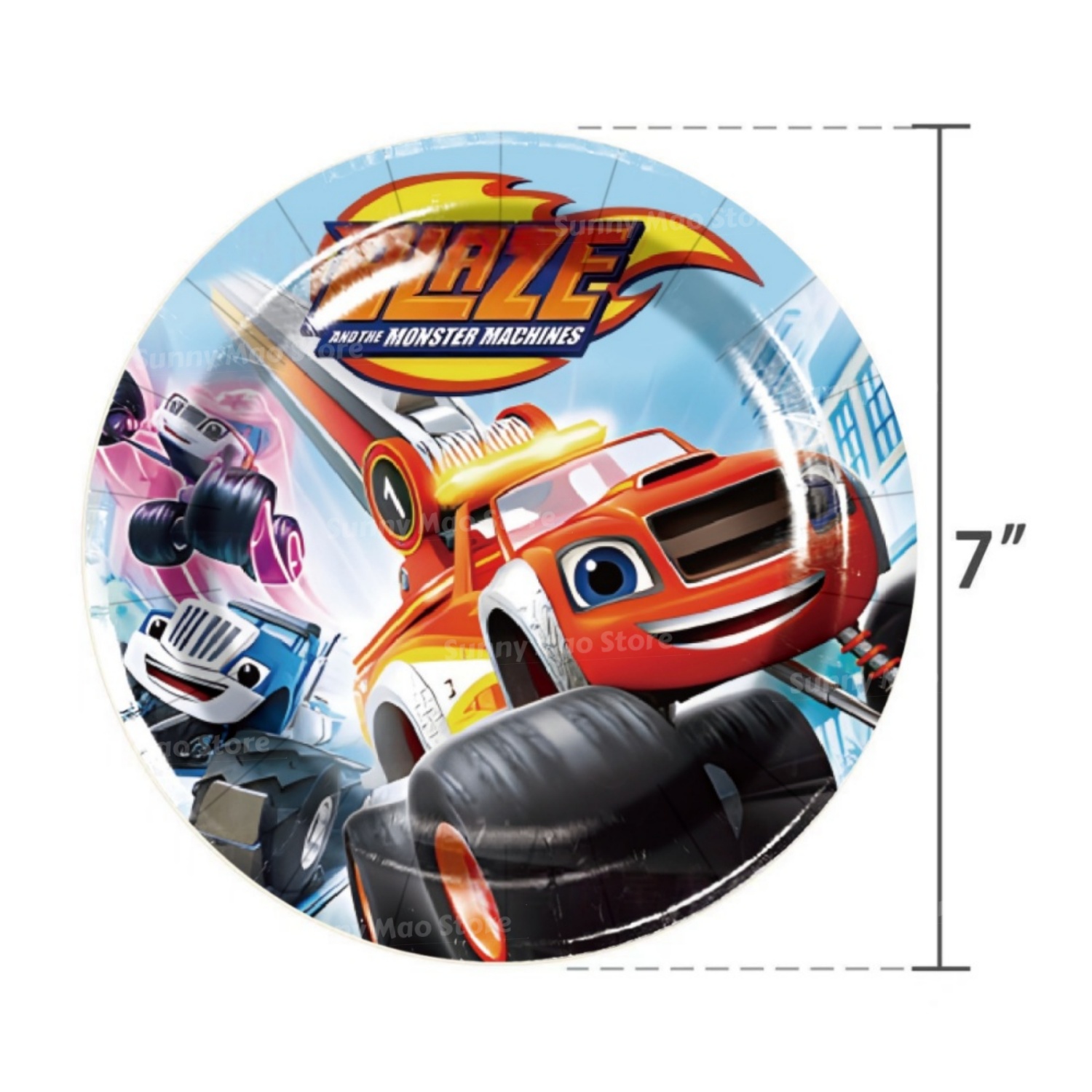Blaze Monster Birthday Decorat - огляд і ціна Lighting Mcqueen Birthday Decor