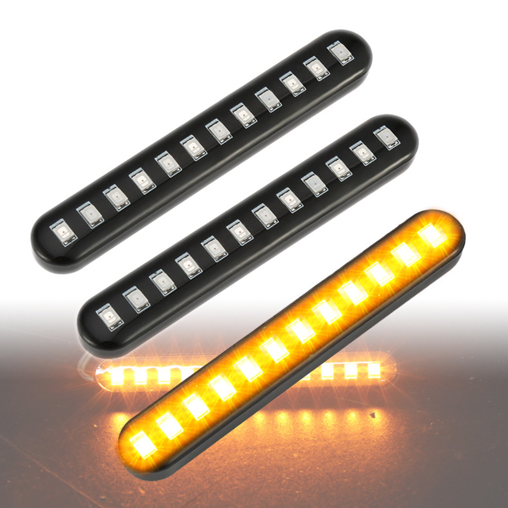 2Pcs 12 LED Moto Signal Lights - огляд і ціна Ambient Led Strip