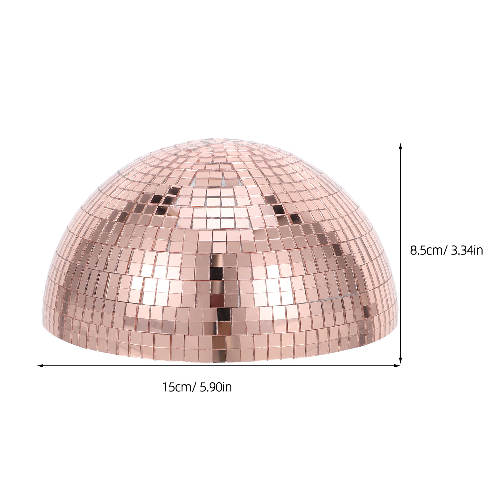 Half Garden Mirror Globe 15Cm  - огляд і ціна Disco Ball Mirror