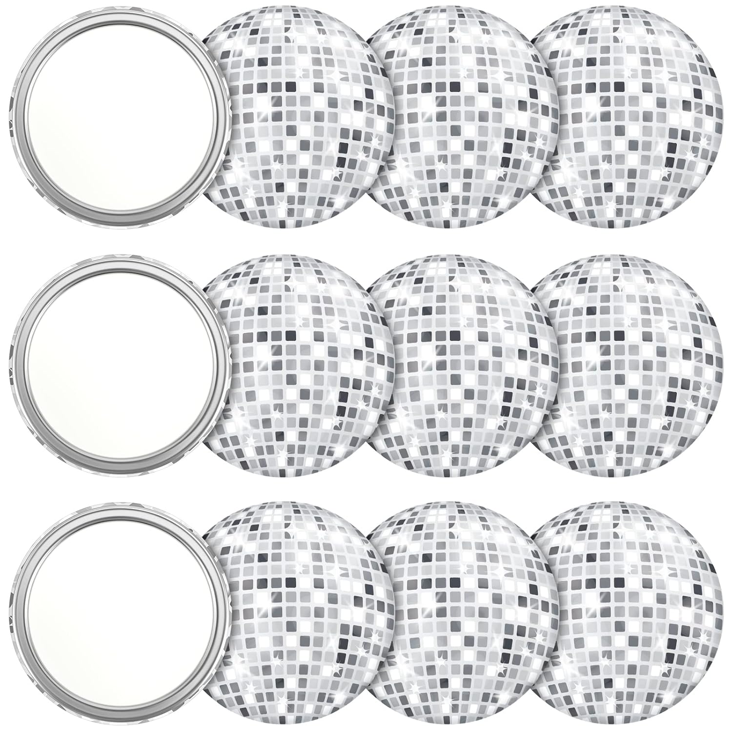 Disco Ball Compact Mirror Vint - огляд і ціна Disco Ball Mirror