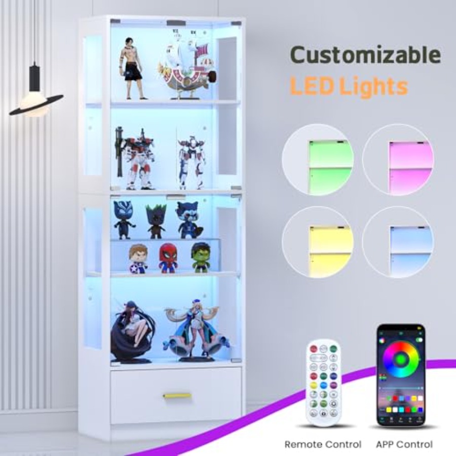 Glass Display Cabinet with Doo - огляд і ціна Lighting & Home Decor Studio Photos