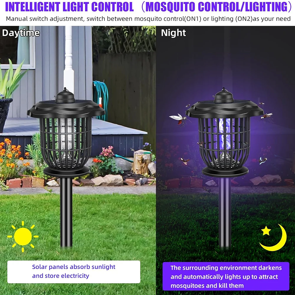 2-in-1 1200mAh LED Solar Light - огляд і ціна Lighting Bug Decor