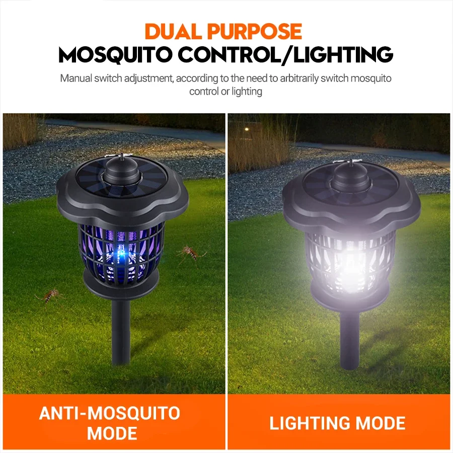 2-in-1 1200mAh LED Solar Light - огляд і ціна Lighting Bug Decor