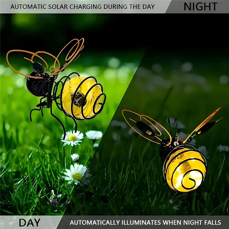AS94-Solar Bee Simulation Ligh - огляд і ціна Lighting Bug Decor