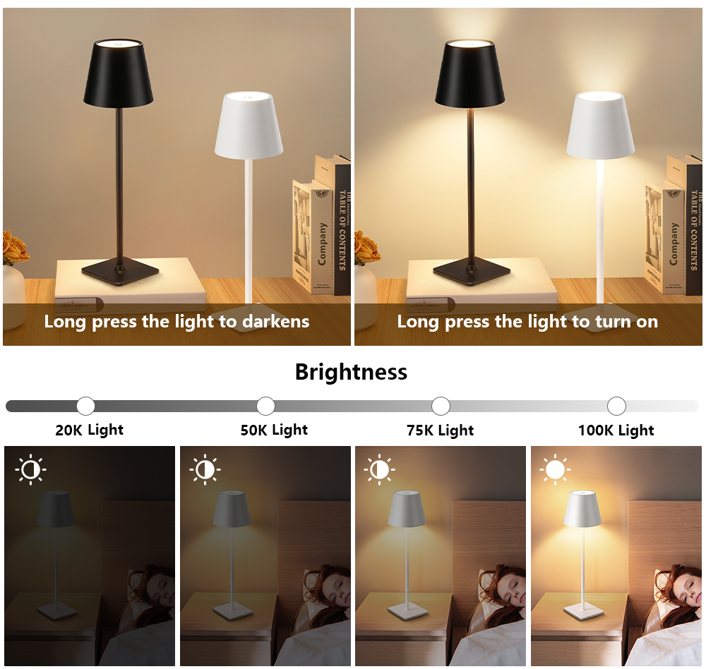 LED Rechargeable Desk Light Wi - огляд і ціна Lighting Decor In Room